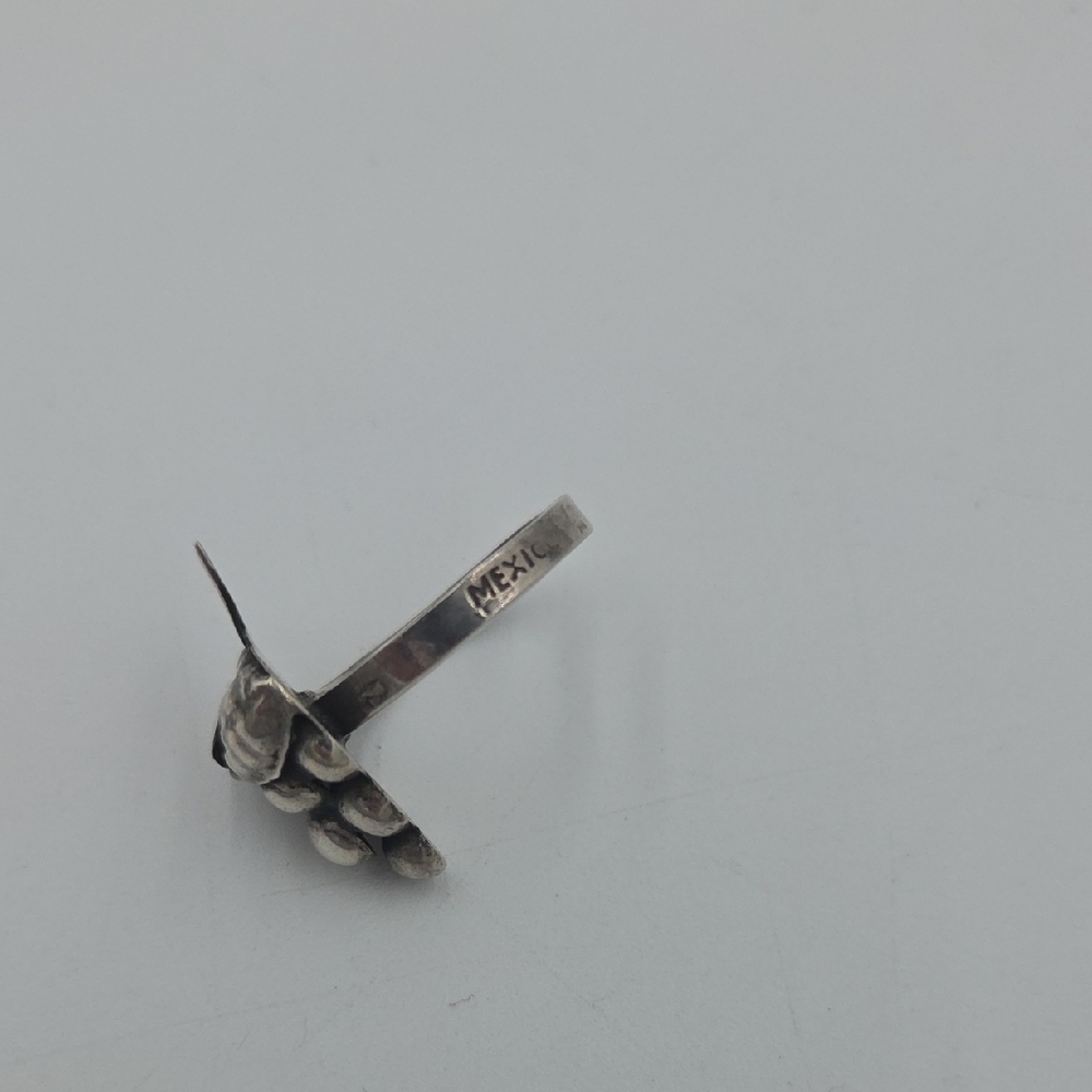 Mexico Sterling Silver Grape Cluster Ring - image 3